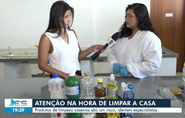 TV Globo do Estado do Espírito Santo alerta sobre riscos de misturas caseiras