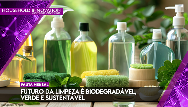 Futuro da limpeza é biodegradável, verde e sustentável